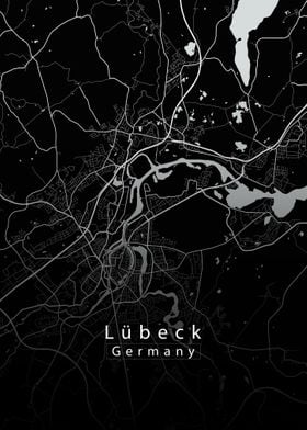 Luebeck City Map