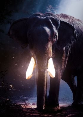 Glowing Elephant