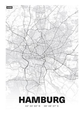 Stadtplan Hamburg