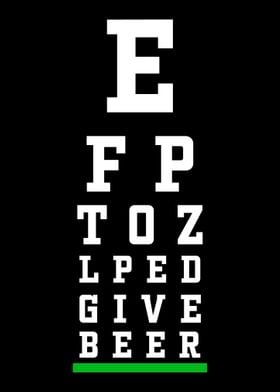 Give Beer Optometrist Opto