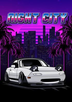 miata night city retro