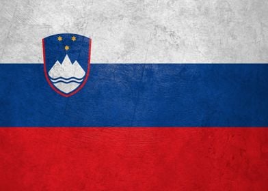 Flag of Slovenia on Wall