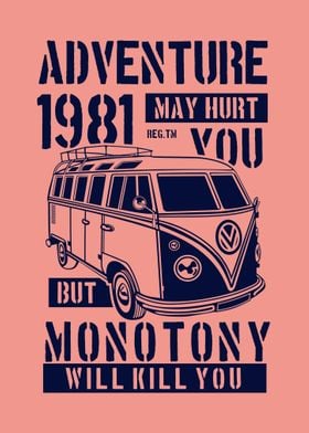 Retro Adventures Poster