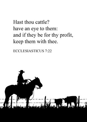 Keep your cattle