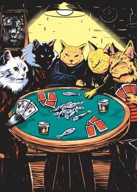 Poker Cats