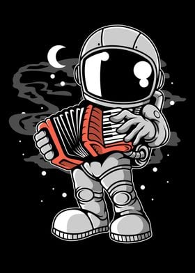 ASTRONAUT MAN ACCORDION