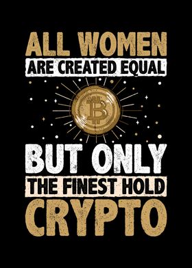 Finest Women Hold Crypto