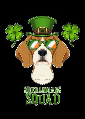 St Patricks Day Beagle