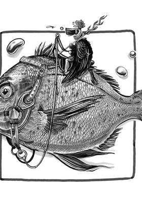 Maori Wizard on the fish