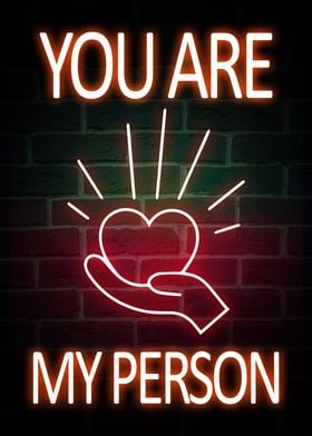 You Are My Person Quote