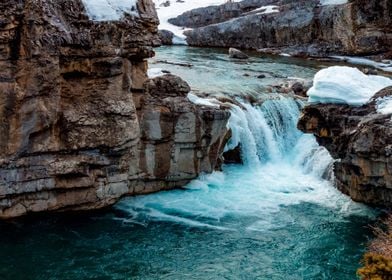 Rushing Waterfall 