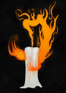 Candle Fire Elemental