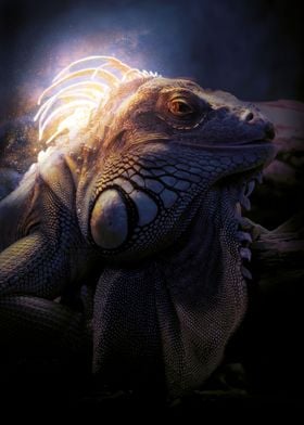 Glowing Iguana