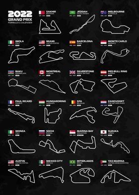 F1 Season Calendar 2022