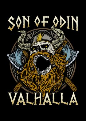 'Son of Odin Valhalla' Poster by biNutz | Displate