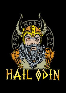 Hail Odin Viking Warrior