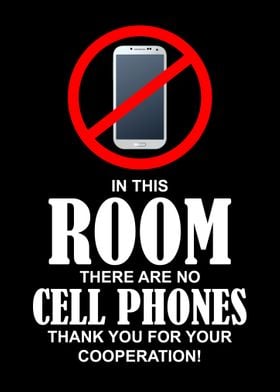 No Cell Phone Wall Art