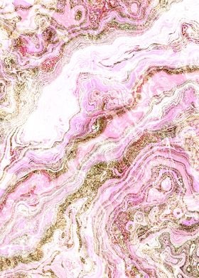 Pink Gold Marble 14
