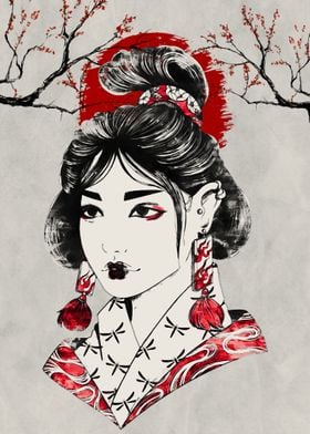 Japan Girl Geisha