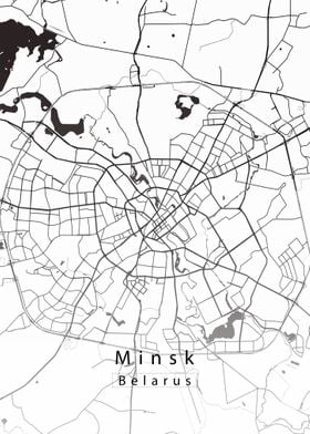 Minsk City Map