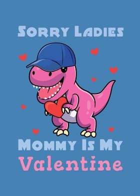 Cute Kawaii Dinosaur Mommy