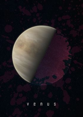 Planet Venus artsy