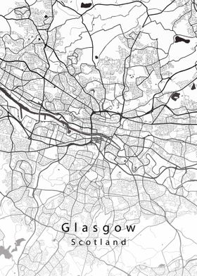 Glasgow City Map