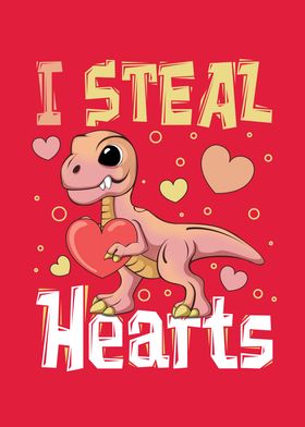 Kawaii Dinosaur Steal