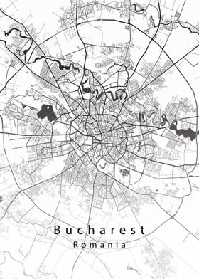 Bucharest City Map