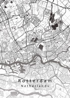 Rotterdam City Map