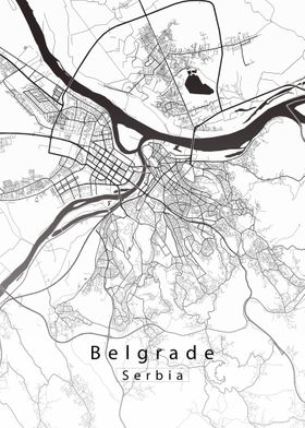 Belgrade City Map