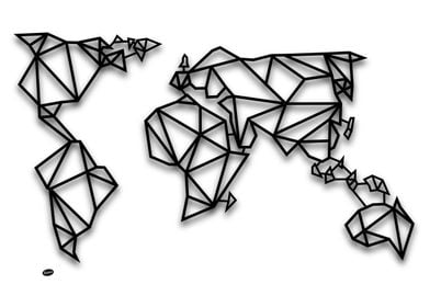 Geometric World Map