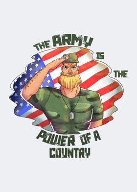 The army is the power