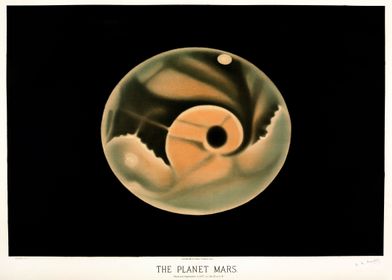 Trouvelot Planet Mars
