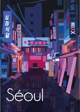 Seoul Illustration