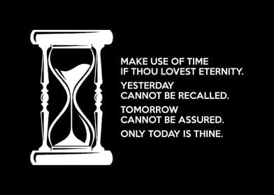 Use Time Wisely Congreve