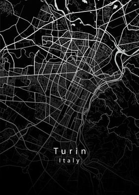 Turin City Map