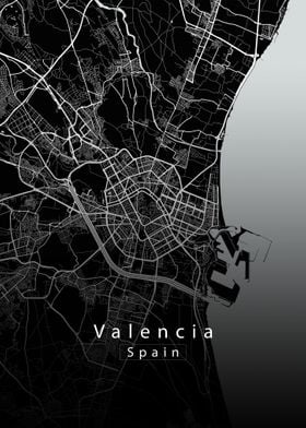 Valencia City Map