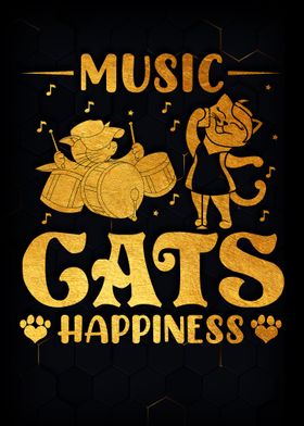 MUSIC CATS HAPPINESS