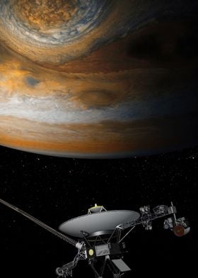 Jupiter and Voyager 1
