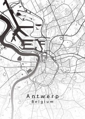 Antwerp City Map