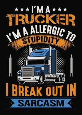 Trucker Truck Driver Truck