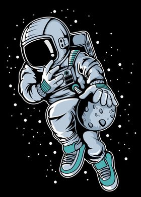 ASTRONAUT BASKETBALL