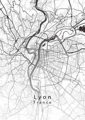 Lyon City Map