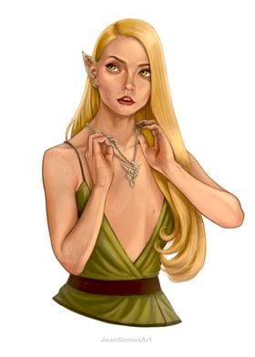 Elf Anya Taylor Fan art