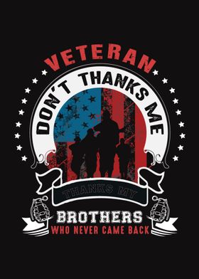 Veteran do not thanks me 