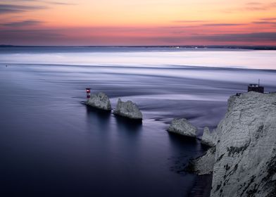 Sunset over Needles