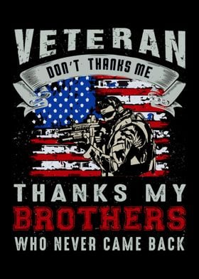 Veteran do not thanks me 