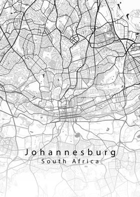 Johannesburg City Map