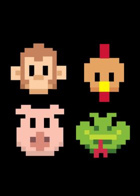 pixels animals icon